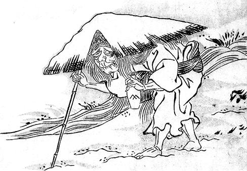 挿絵「鳥山石燕画図百鬼夜行」
